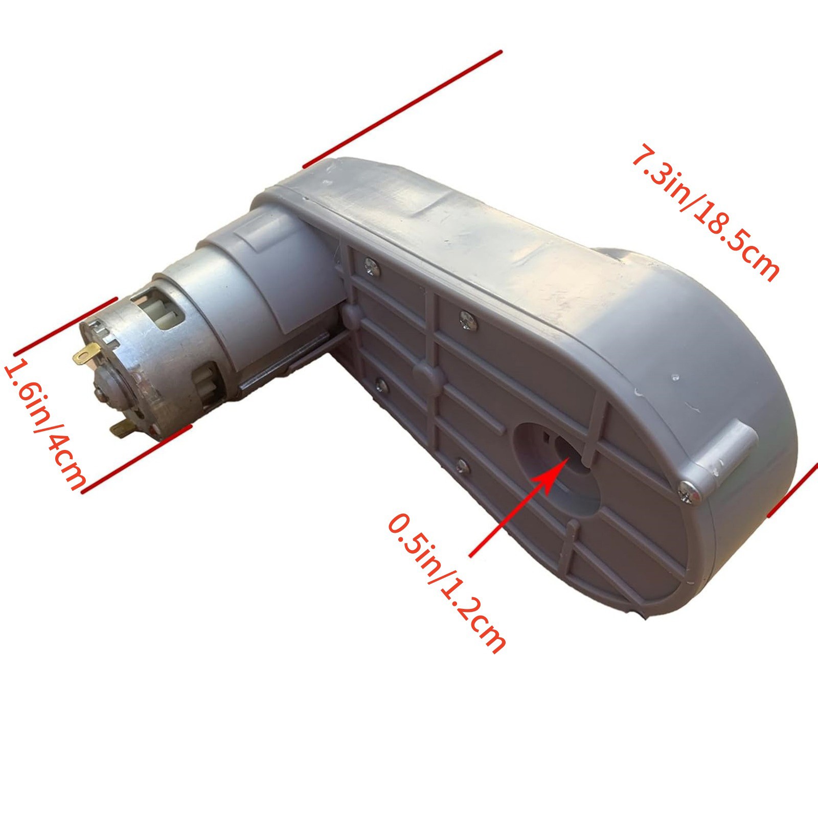 RS775 280W High-Speed Motor Gearbox 18V-24V For Power Wheels Kids Electric Cars