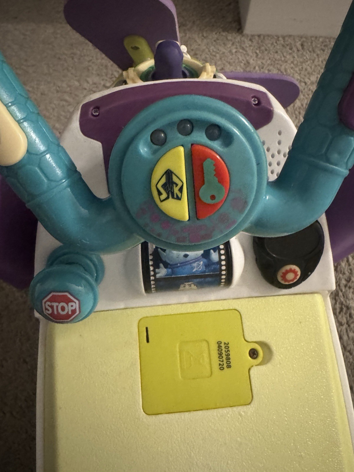 Kiddieland Disney Toy Story 4 Buzz Light year Battery-powered-ride-on Airplane
