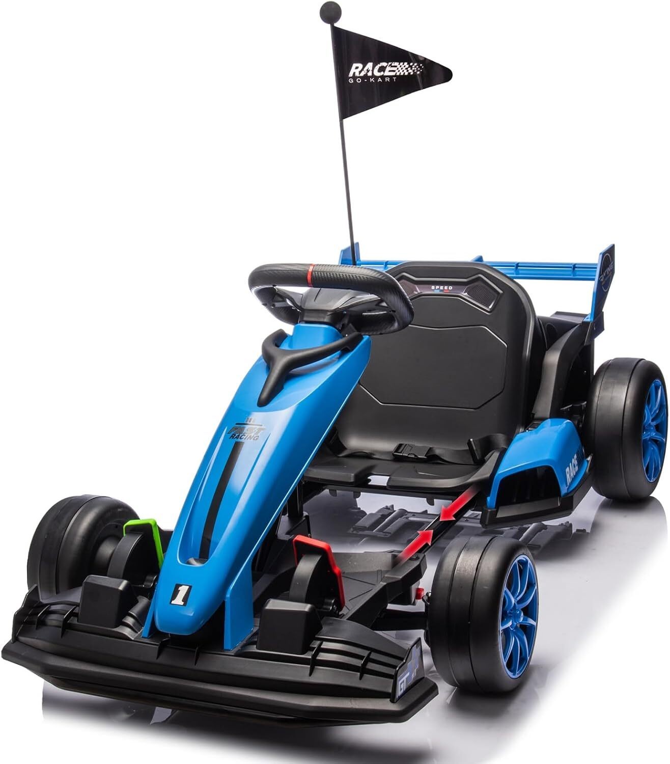 24V Kids Go Kart 8MPH High Speed Drifting Toys Ride on Drift Car for 6+ Years