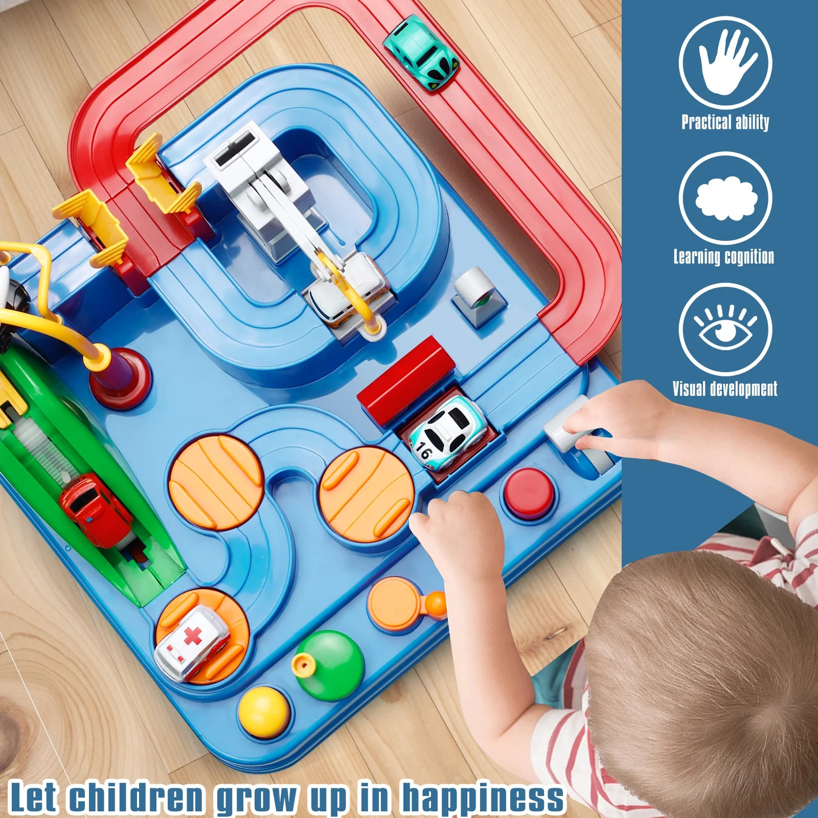 RACE CAR TOY SET Race Track Playset