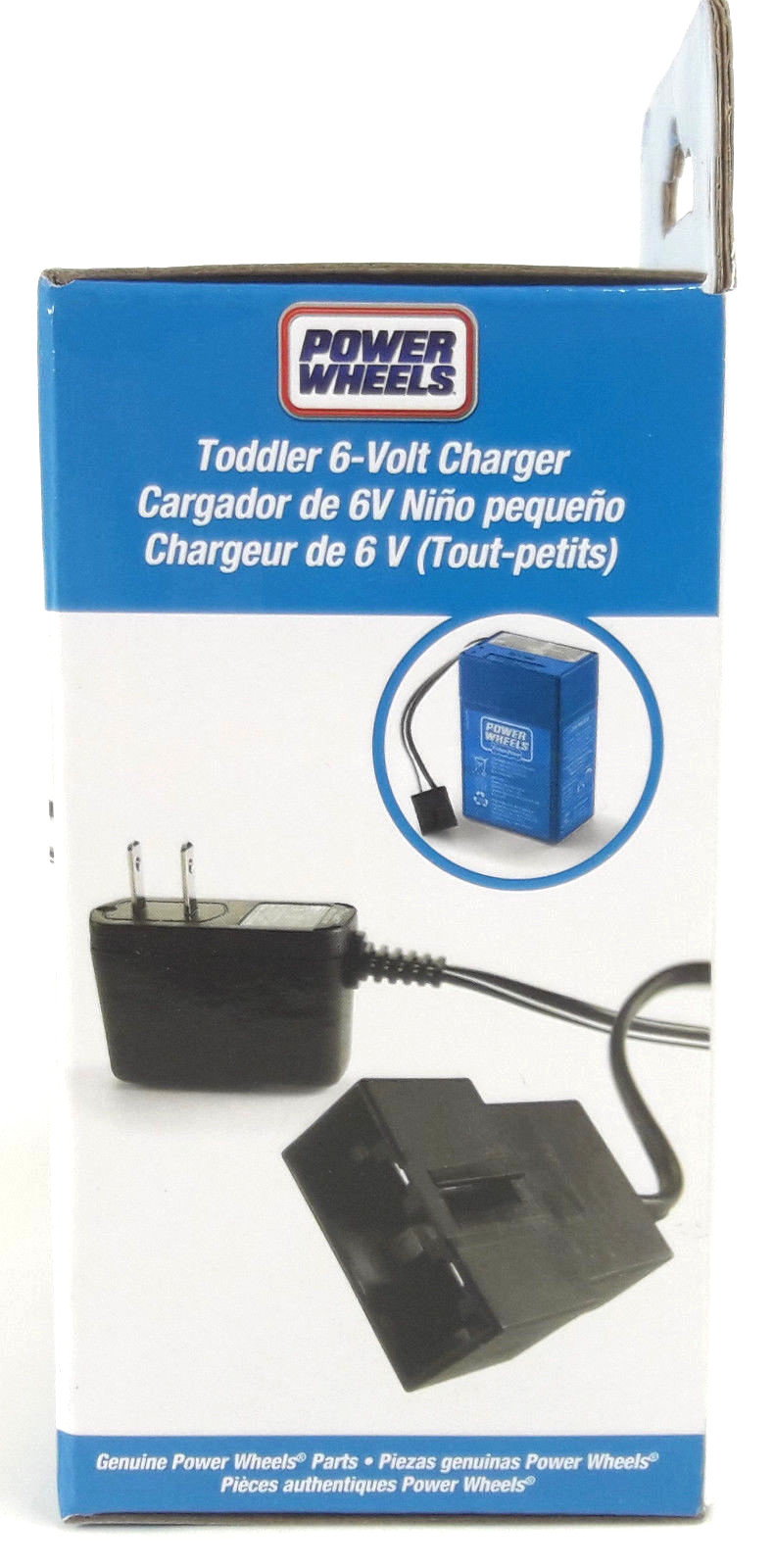 Power Wheels Toddler 6-Volt Charger – New In Box – 00801-1781 – Charges Blue 6V