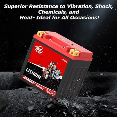 Lithium Motorcycle Battery-BS 12V, Lightweight LiFePO4 Replacement, High YTX12
