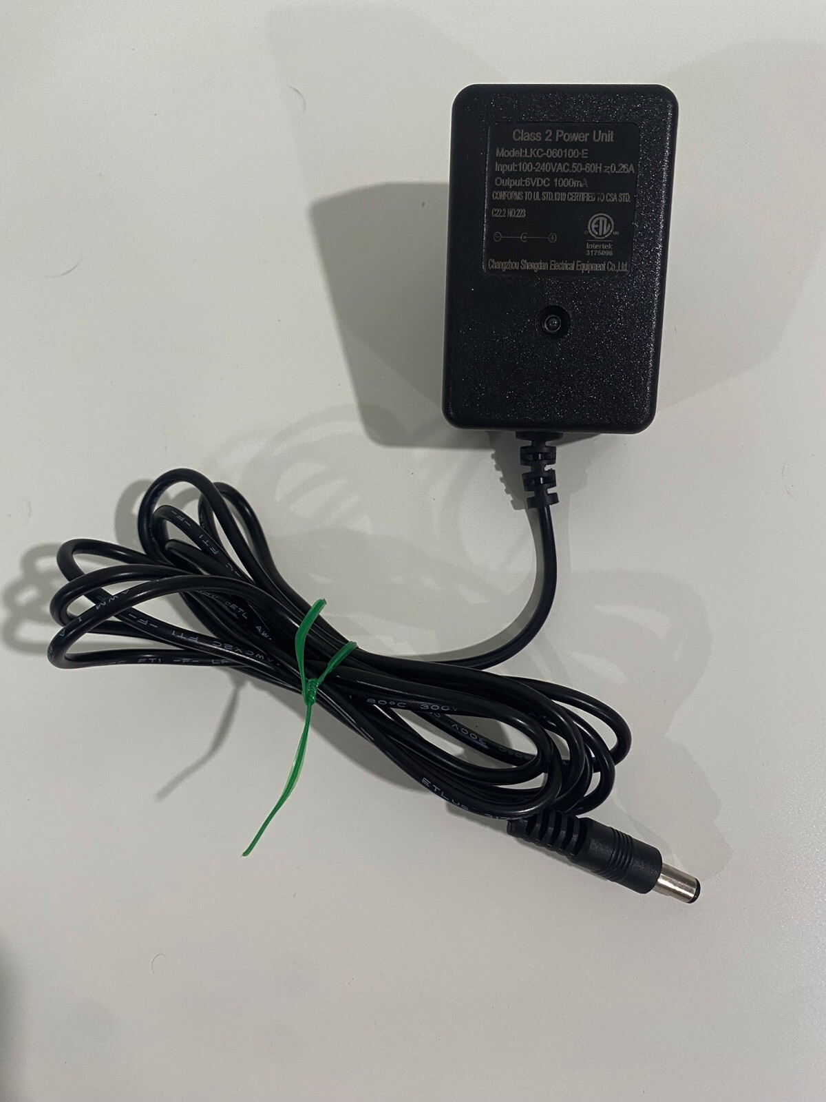 KidZone Ride On Bumper Car 6V Battery Charger LKC-060100-E Model TX4