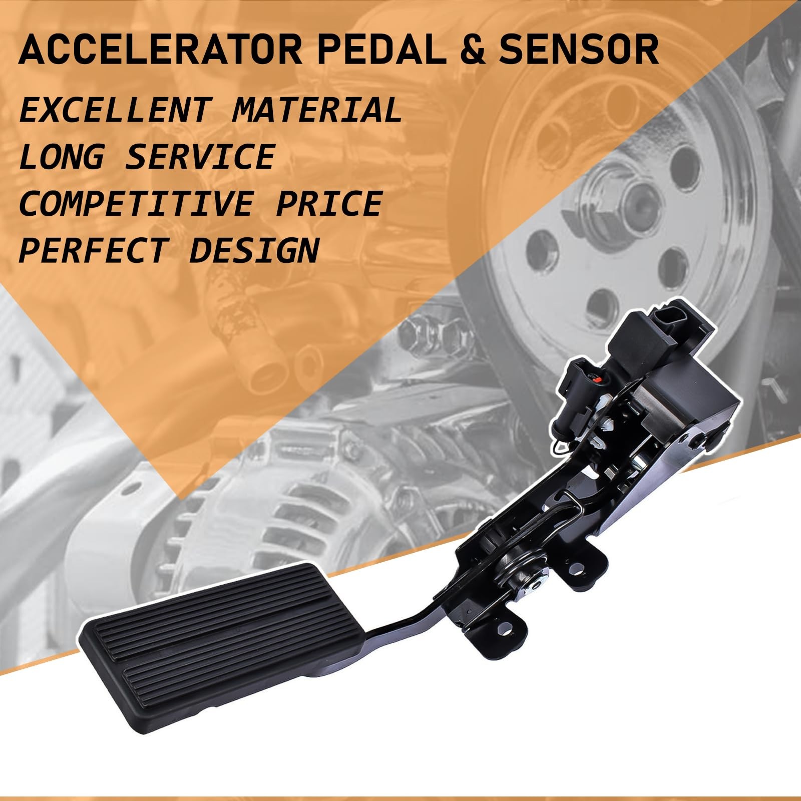 Bicos F81Z9F836AB Accelerator Gas Pedal & Sensor Fits for F250 F350 F450 F550 Ex