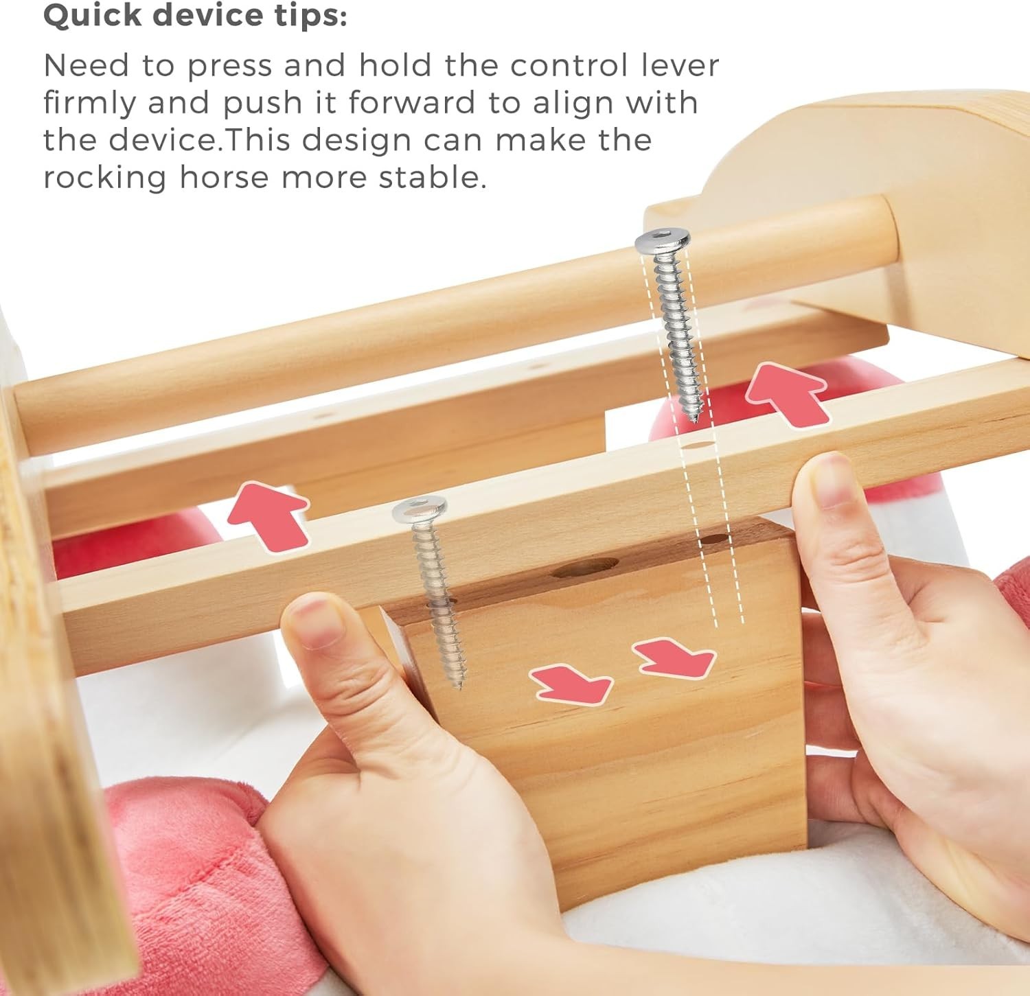 Pink Plush Unicorn Ride-On Rocker – Perfect for Growing Infants and Toddlers