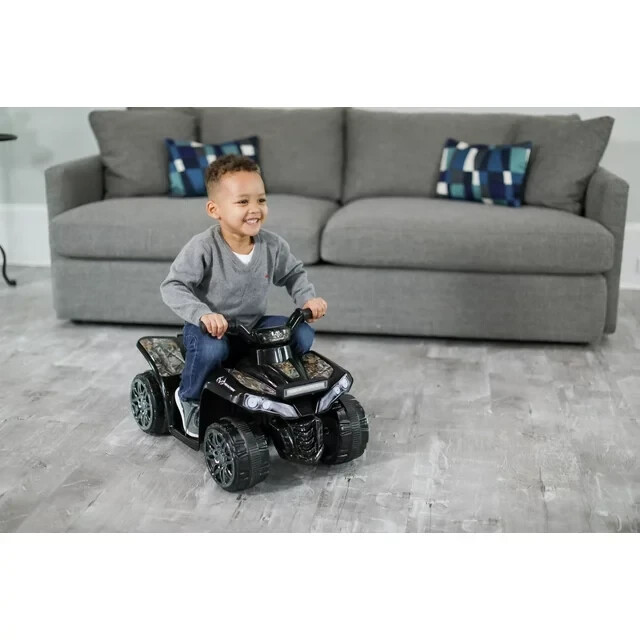Ride On Four Wheeler For Toddlers 6 Volt Camo ATV Outdoor 18 Months to 3yrs Gift
