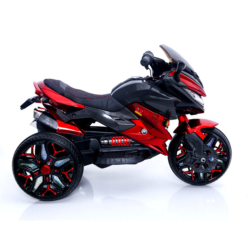 12V Electric Kids Motorcycle Ride-On Motorbike 3-Wheel 1.8-3.2MPH for Age 3-6