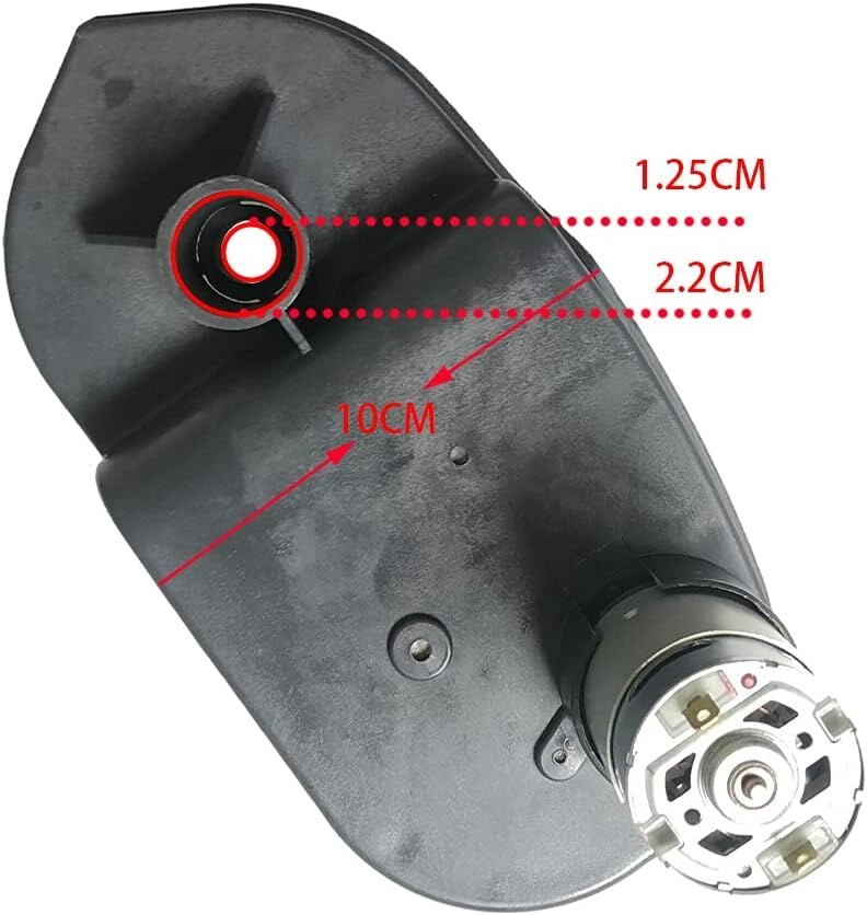24V High Power Gearbox for Power Wheels High Torque 24V Motor 30000RP Gear Box