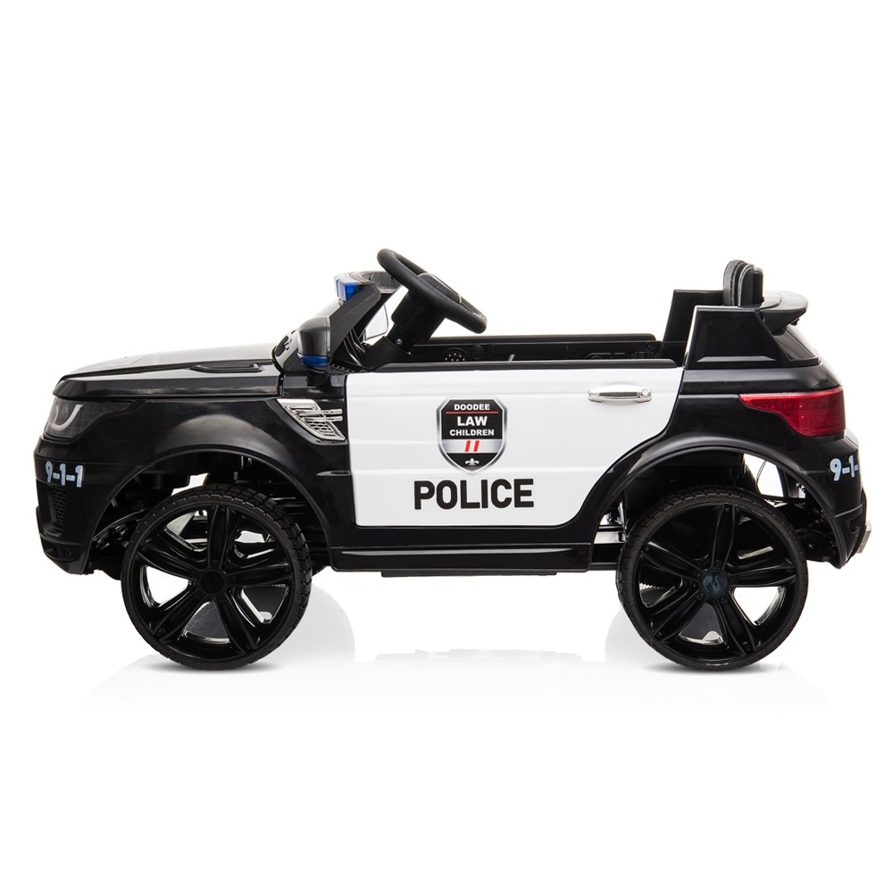 12V Kids Police Ride On SUV Car Toy Xmas Gift 3 Speed Light Music Remote US SHIP