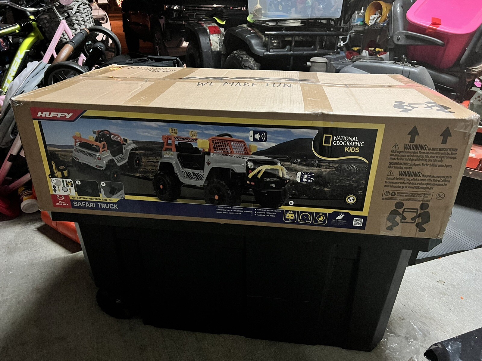 Huffy 6V National Geographic Safari Kids SUV Powered Ride-On