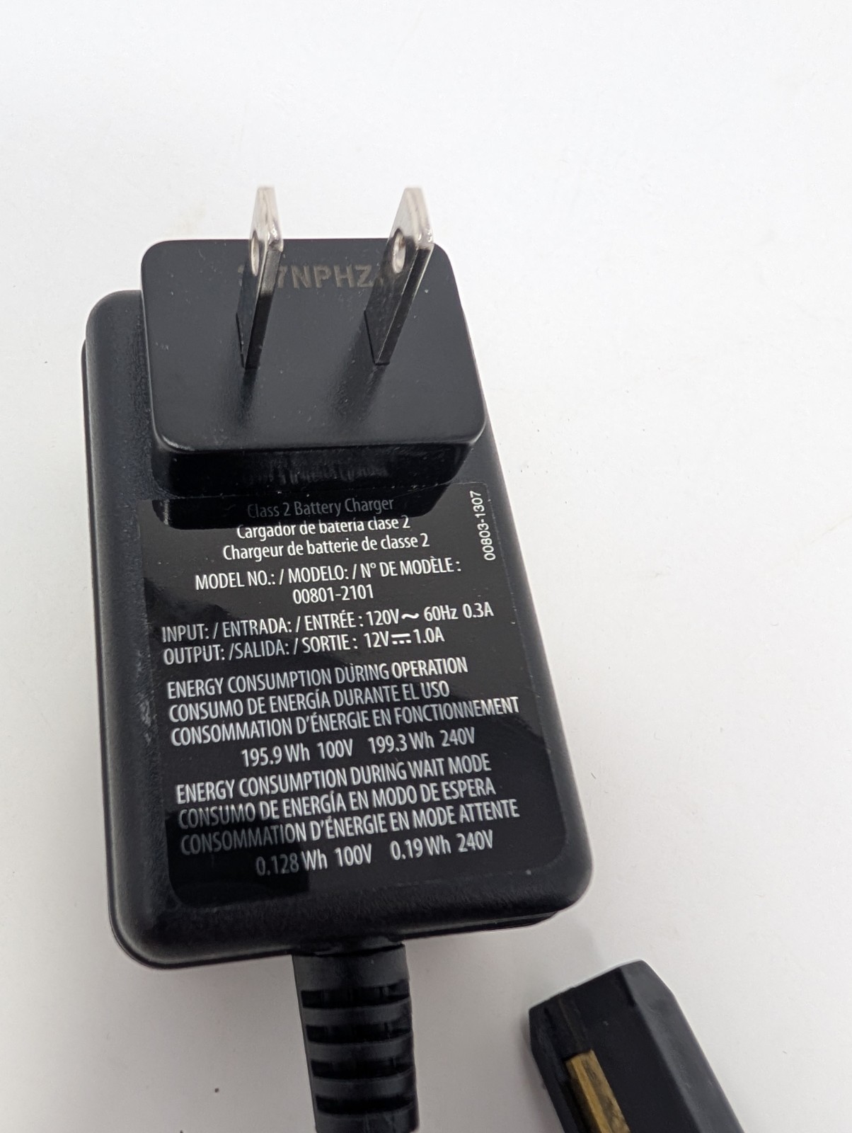 Fisher Price Power Wheels Battery Charger 12V 1.0A – 00801-2101 Genuine.