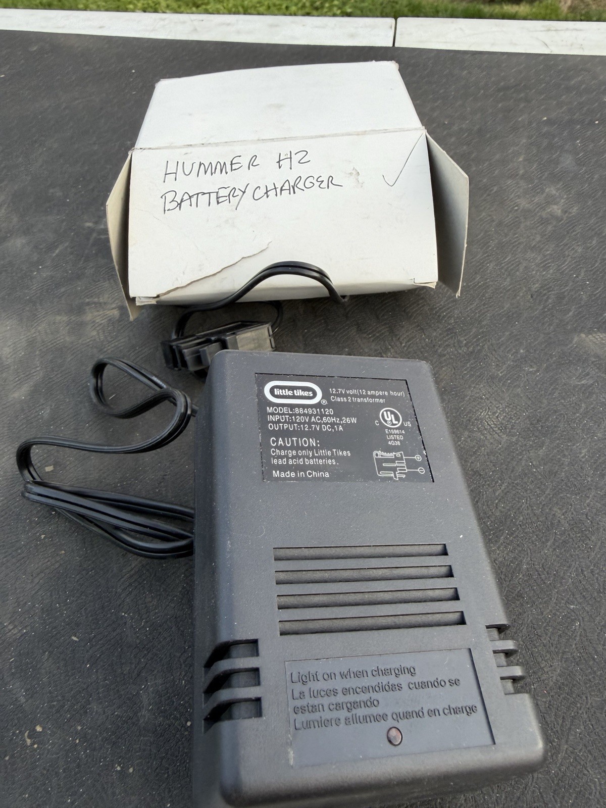 Little Tikes 12.7v Class 2 Battery Charger Model 884931120 Hummer H2 Truck T8