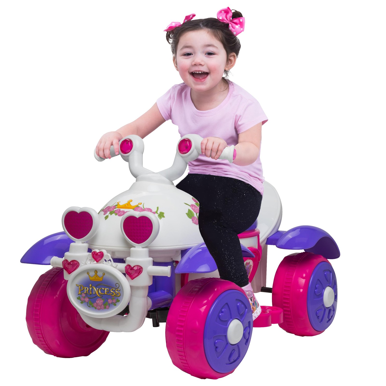 Kid Trax Royal Princess 6V Toddlers Kids Ride On – Outdoor And Indoor