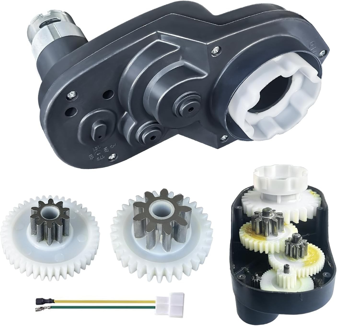 High power gearbox motor for ride on car replacement