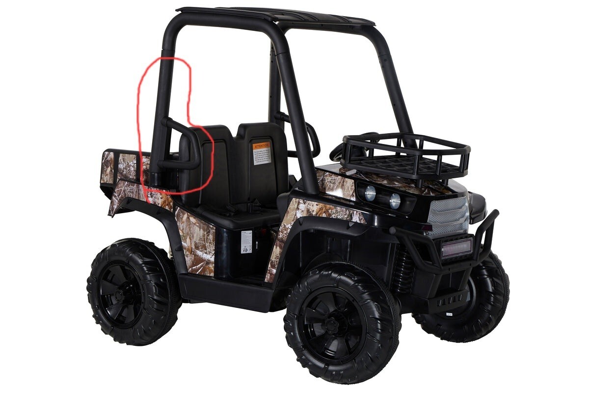 Dynacraft Realtree UTV Kids Car Buggy 24v- Replacement Passenger Side Pillar