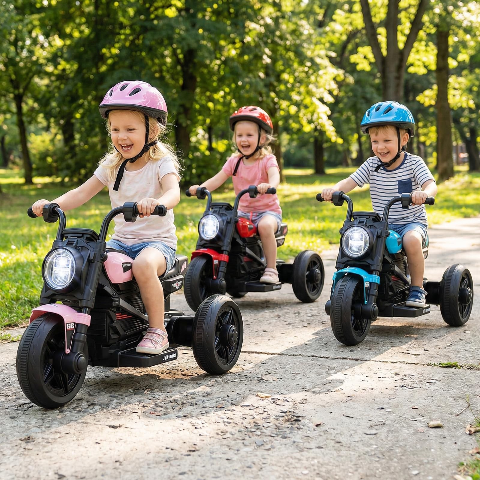 Costzon Toddler Motorcycle 6V Chopper Kids Motorcycle Ride On Toy Led Headlight