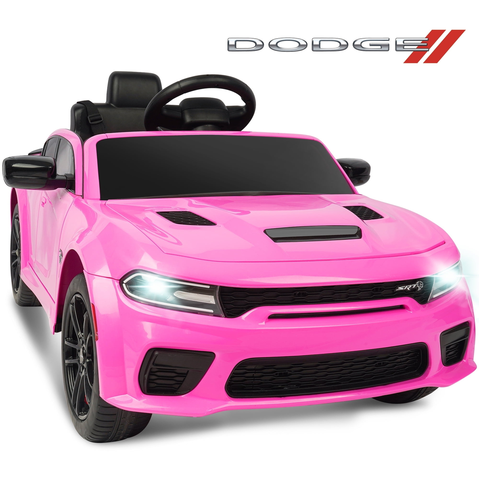 Dodge Charger SRT Hellcat 12v Powered Ride on Toy Kids Remote Control MP3 LED