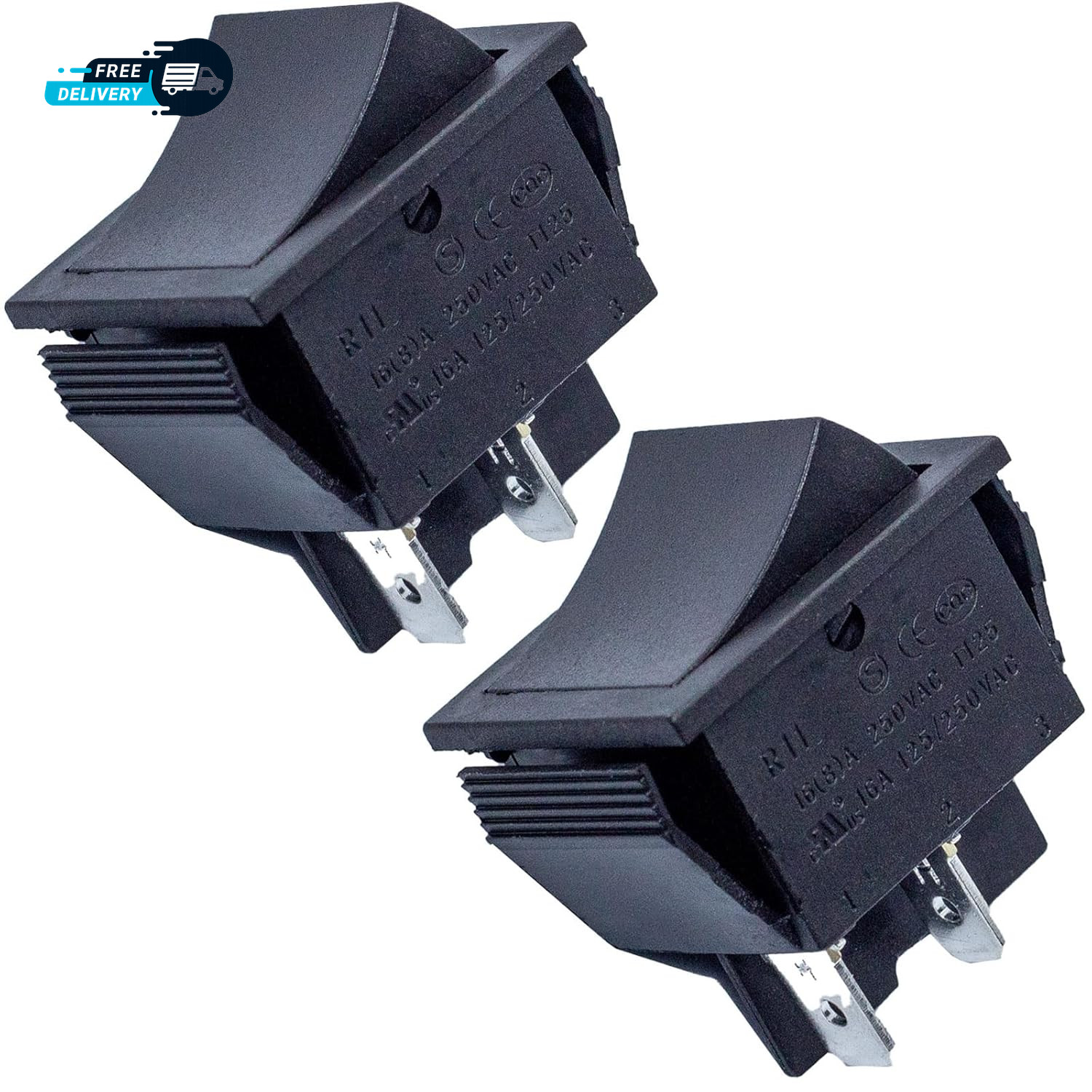 2 Pcs 12Volt 6V Compatible with Power Wheels Foot Pedal Switch Universal