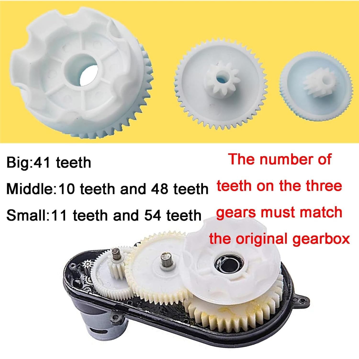 Complete RS550 Gear Replacement for Children’s Ride-On Toys – Easy Installation