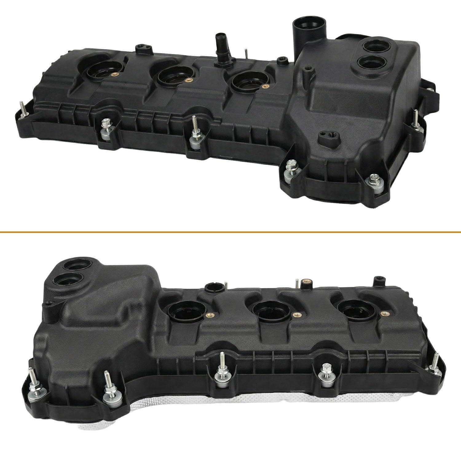 Engine Valve Covers Compatible with Ford F-150, Edge, Explorer, Mustang, Tran…