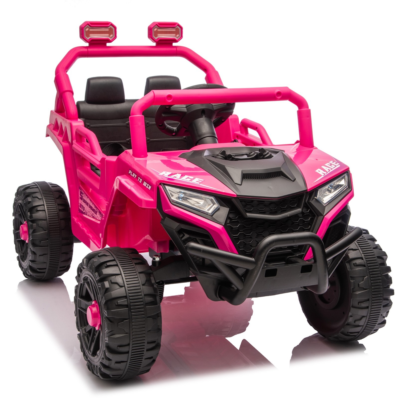 12V Kids Electric Car Truck Ride On UTV W/Remote,Batttery Power Wheels Toys,Pink
