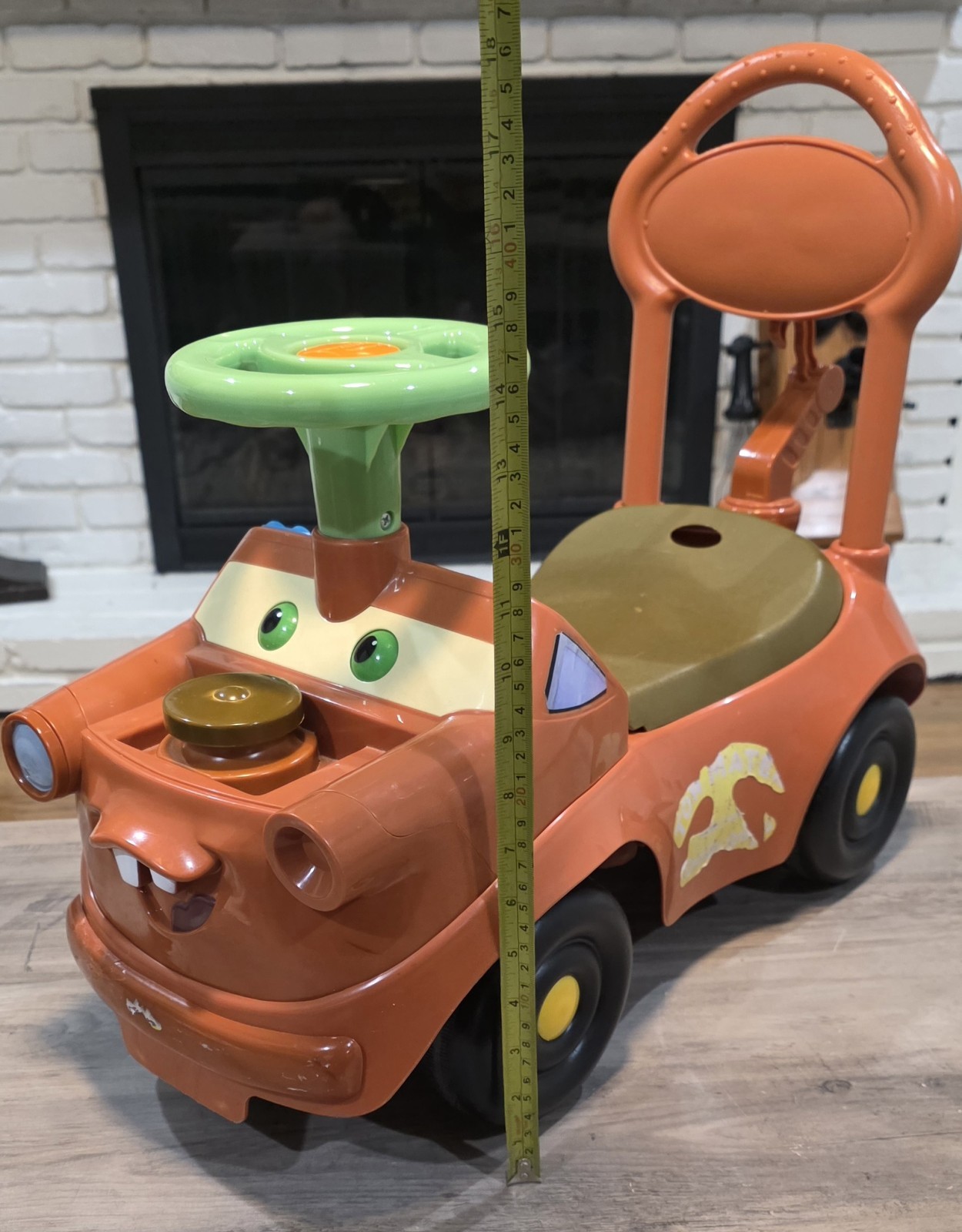 Kiddieland Disney Pixar Cars Tow Mater Activity Ride On Lights Speech & Motion