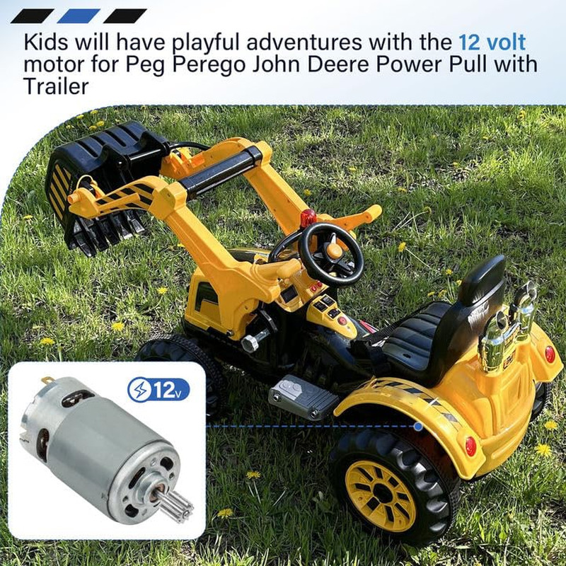 12 Volt Motor for Peg Perego Kids Ride On Car, 12V Gearbox Motor Drive Engine…