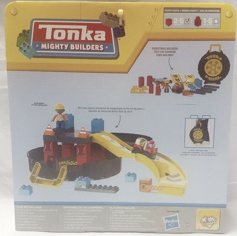 Tonka Mighty Builders Tire Track Case Set 35 Pcs.