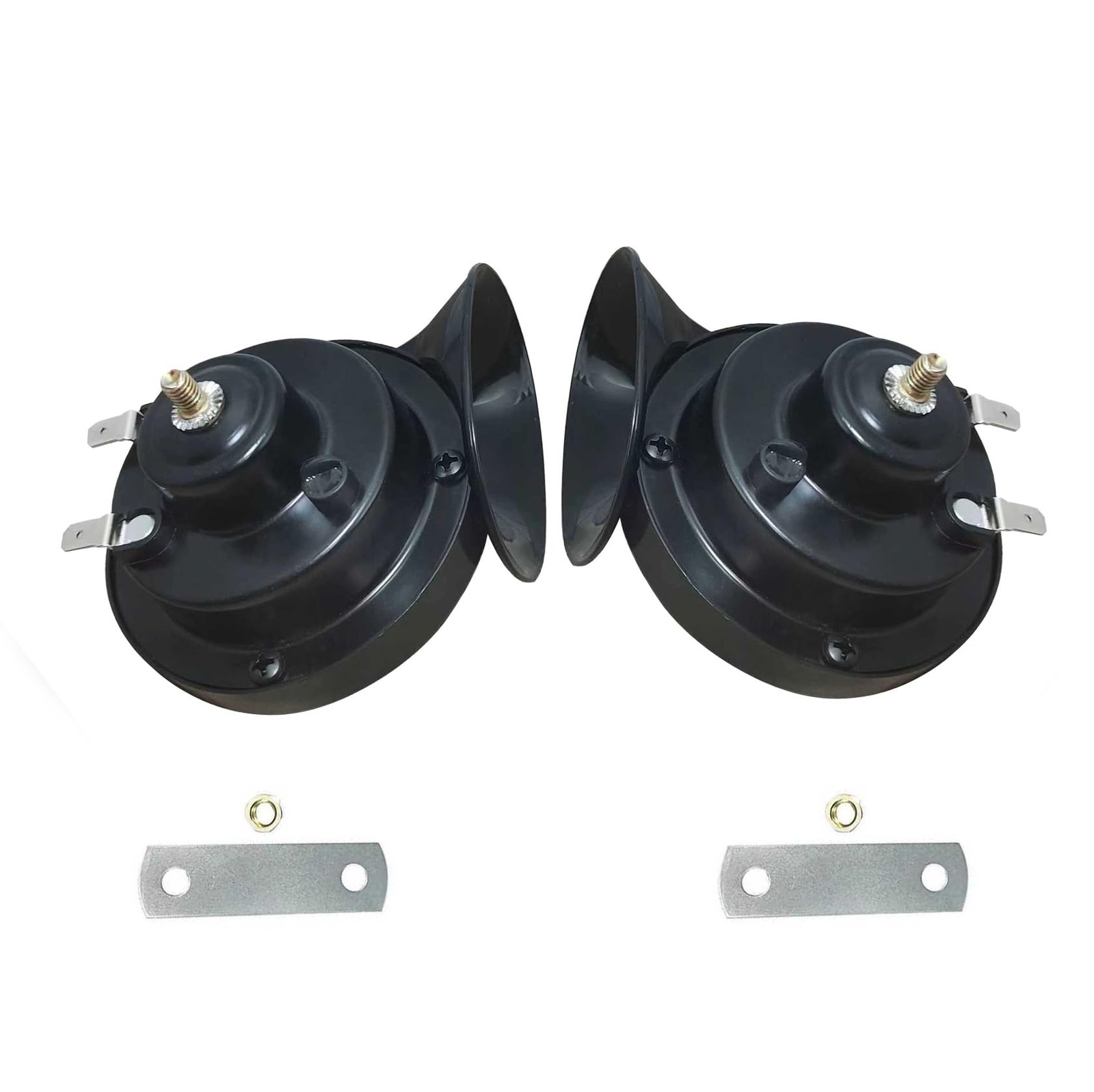 Ultra Loud 12V Car Horn Waterproof Electric Snail Kit Universal Replacement