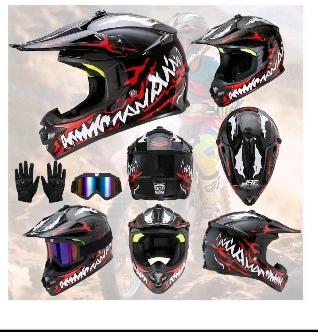 Dirt Bike HelmetMotocross Offroad ATV BMX MX Dirtbike Motorcycle…Size Small S