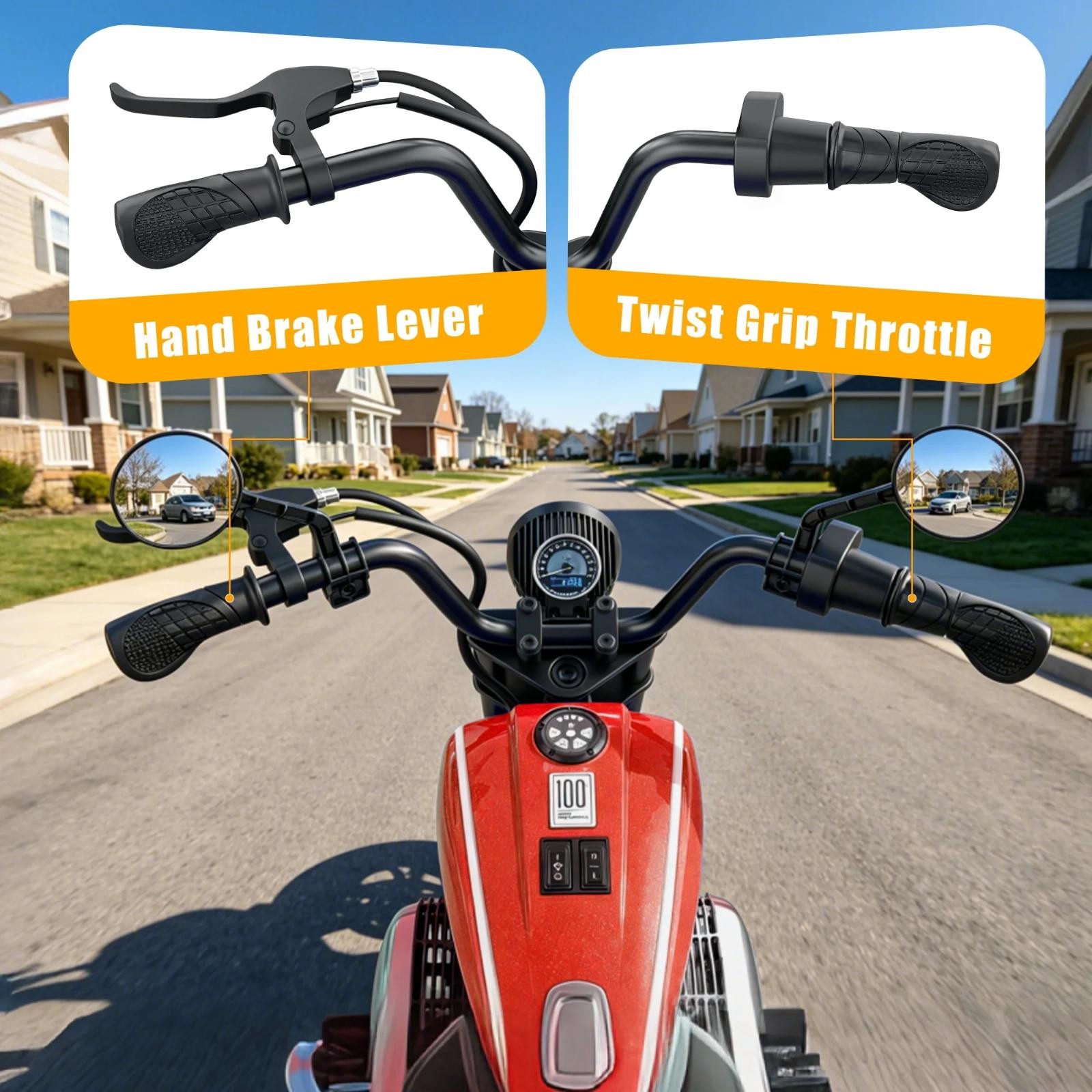 24V 9Ah Kids BMW Licensed Ride On Motorcycle Electric Dirt Bike Unisex 3-8 Year