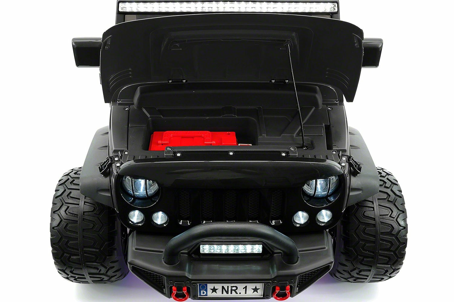 24V TWO SEATER KIDS RIDE ON TRUCK CAR JEEP 2 POWERFUL MOTORS,RUBBER TIRES,MP3+RC