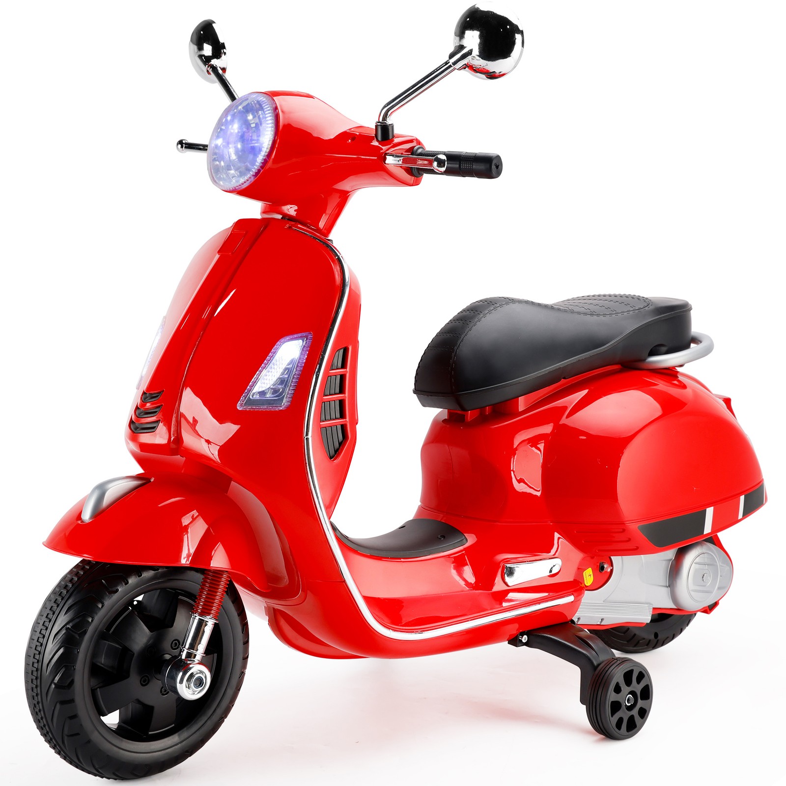 Dual Electric 6V Ride On Motorcycle Toy Car For Kid 3 Wheeler Toy Car Red E4