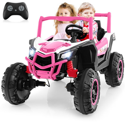 24V 2-Seater Kids Ride On UTV, Electric Toy Truck with 2.4G Remote Control – Pin