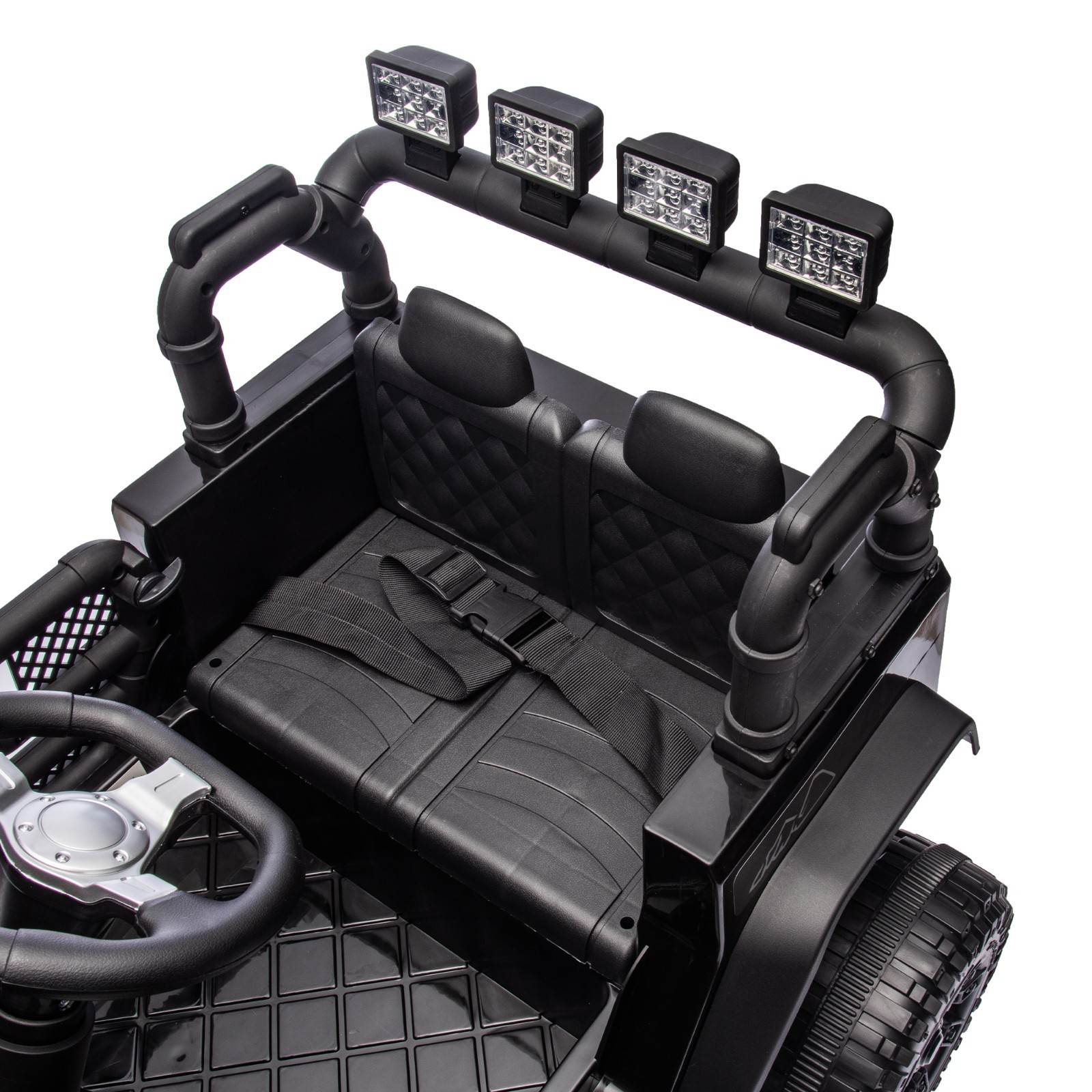 24V Kids Ride on Car Truck with Remote Control 4WD Electric Car Toys 2 Seater