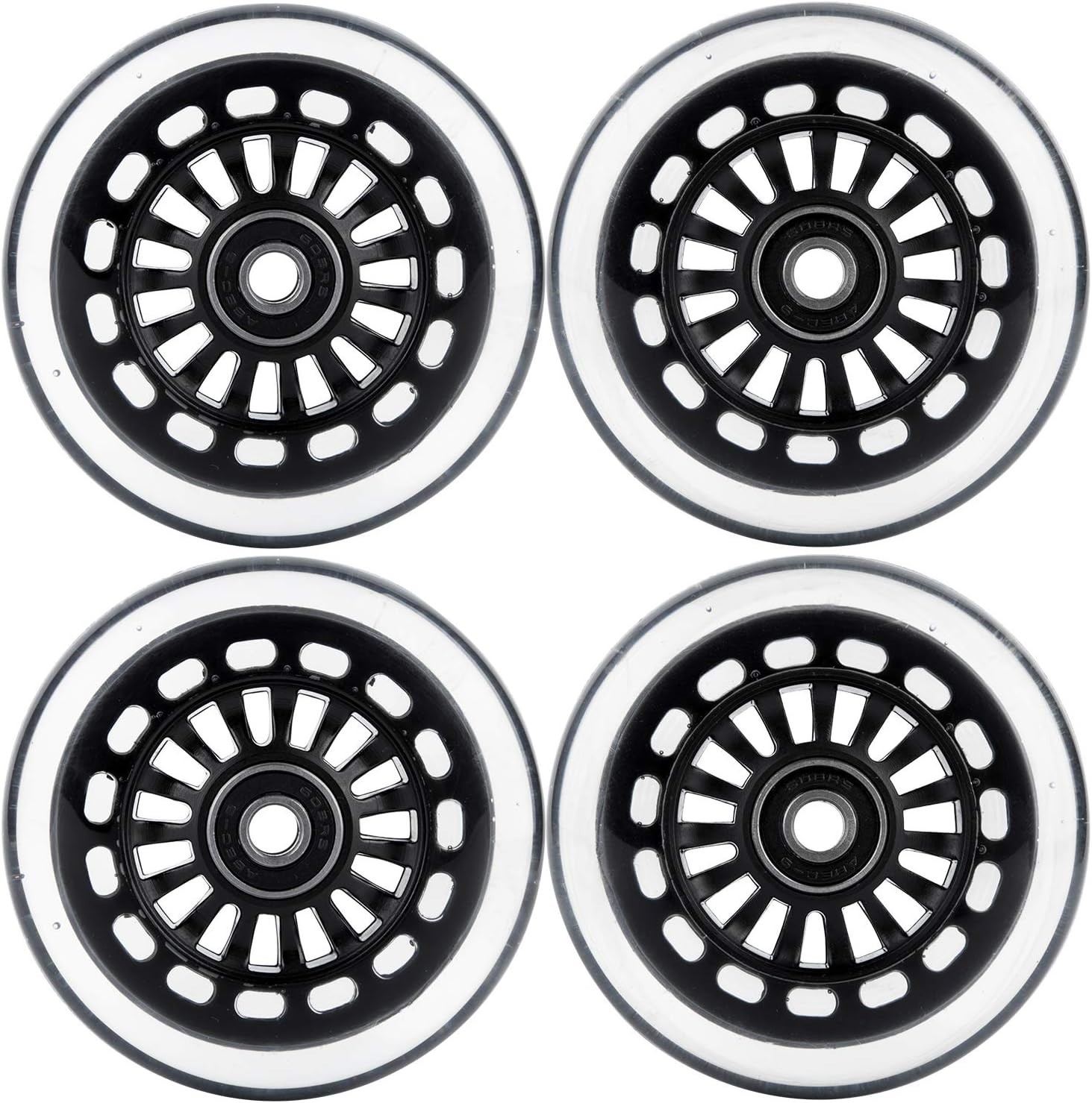 Smooth-Glide Replacement Wheels for Wiggle Cars – 90mm with Convex & Concave Hub