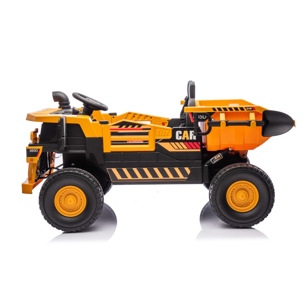 12V 2 Seater Ride On Dump Truck 6 Wheel Kids Electric Car with Remote Control