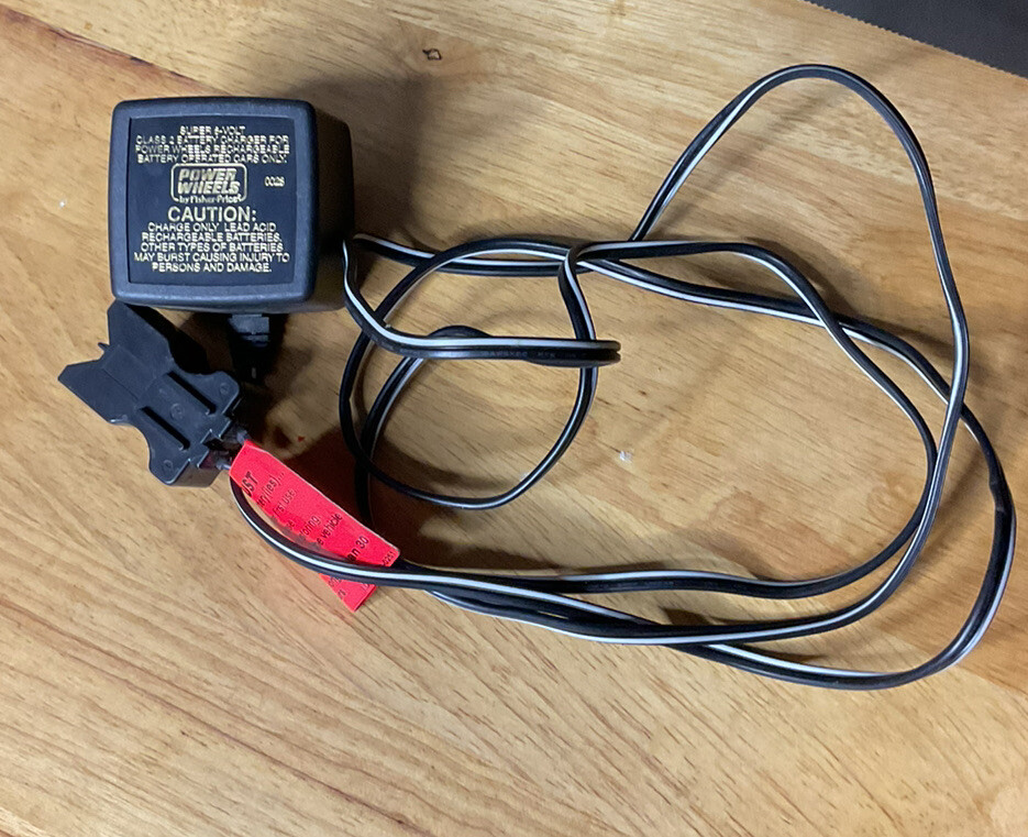 Power Wheels 6 Volt Super Battery Charger MODEL BC-120-61200 part # 00801-0974