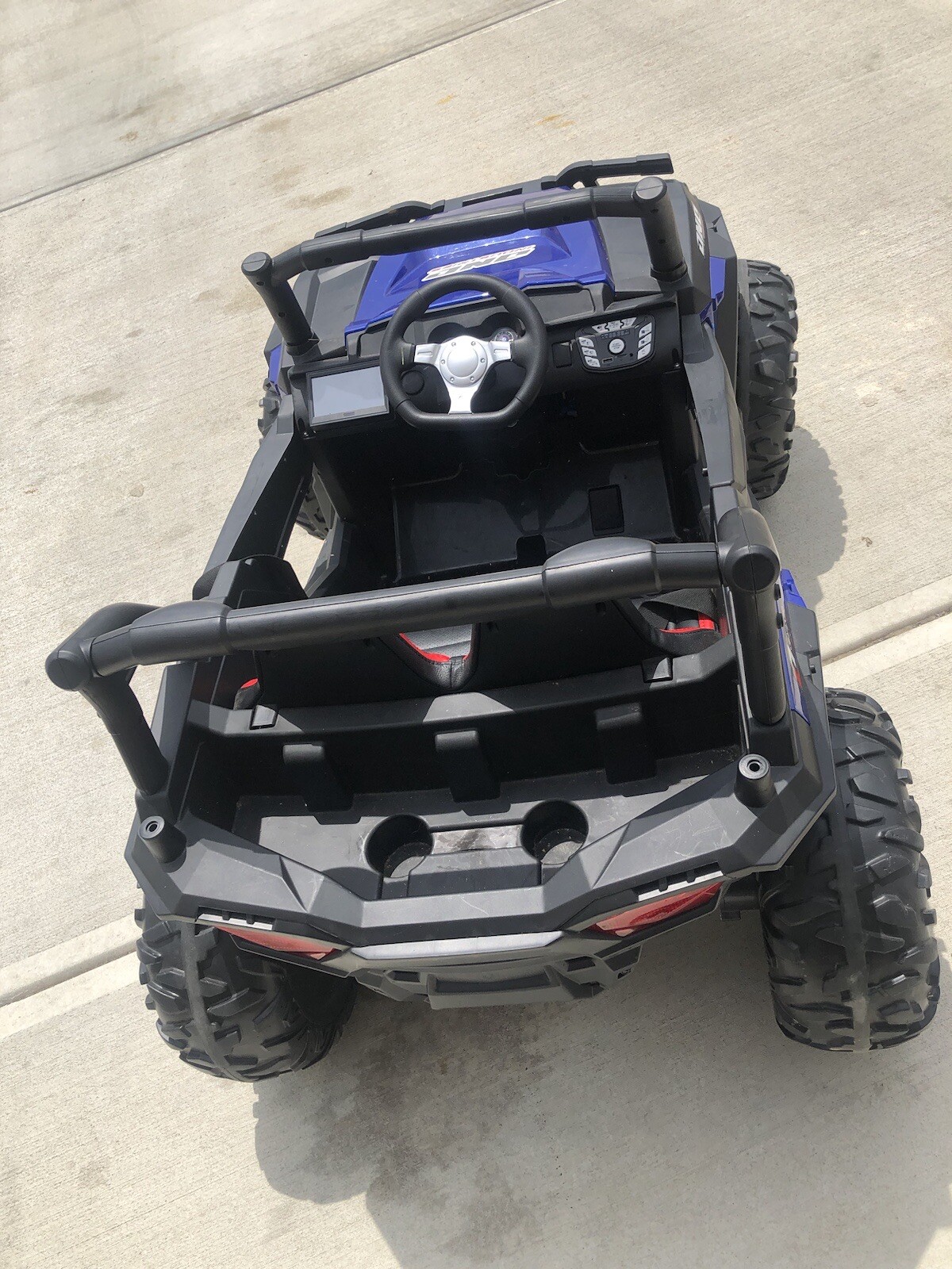 24V Kids UTV Ride on Car Electric Toys 2 Seater 4WD Off-Road 4 Wheeler Quad #