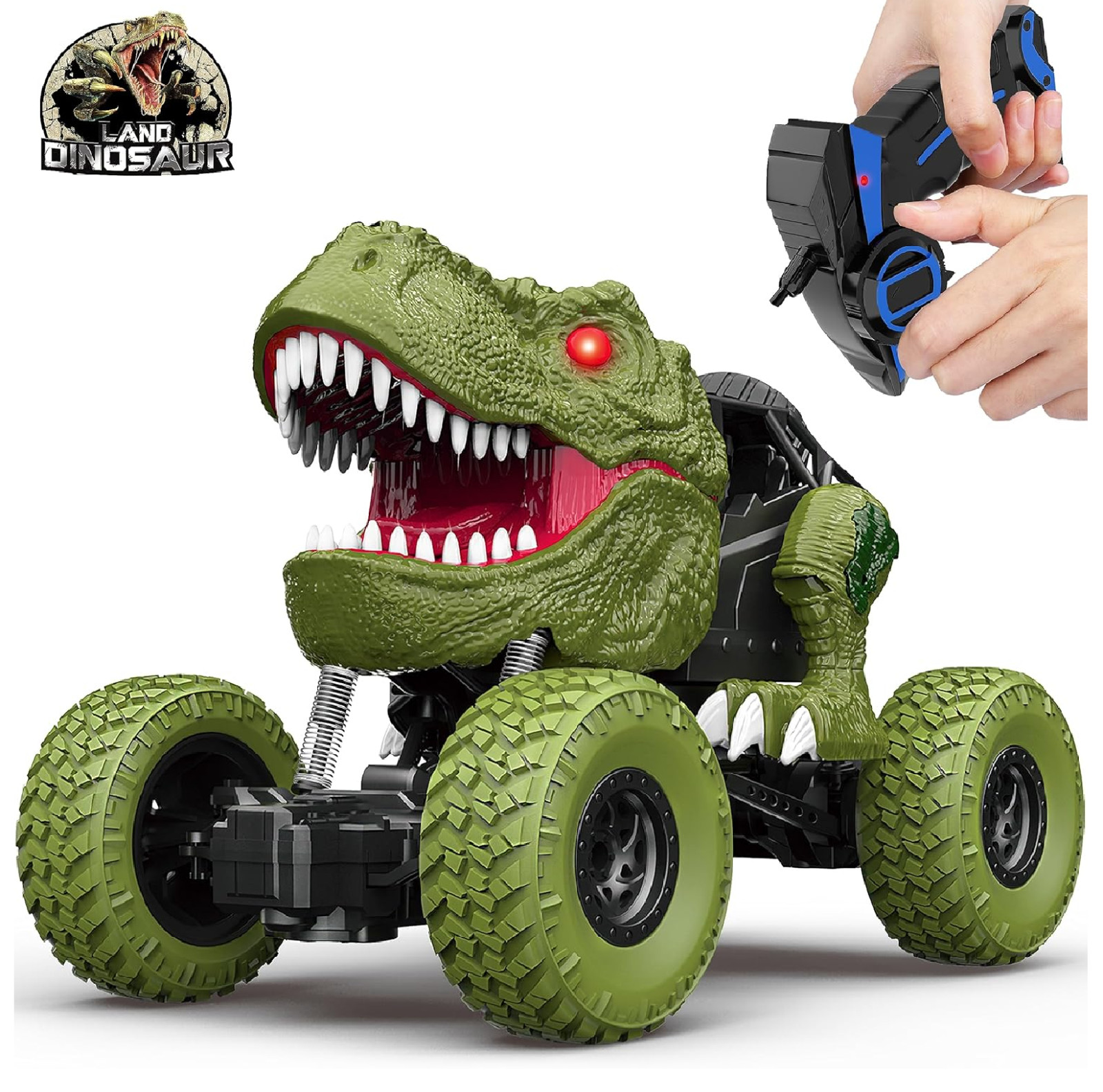 Remote Control Dinosaur Car for Kids Boys 2.4Ghz All Terrain Remote Control