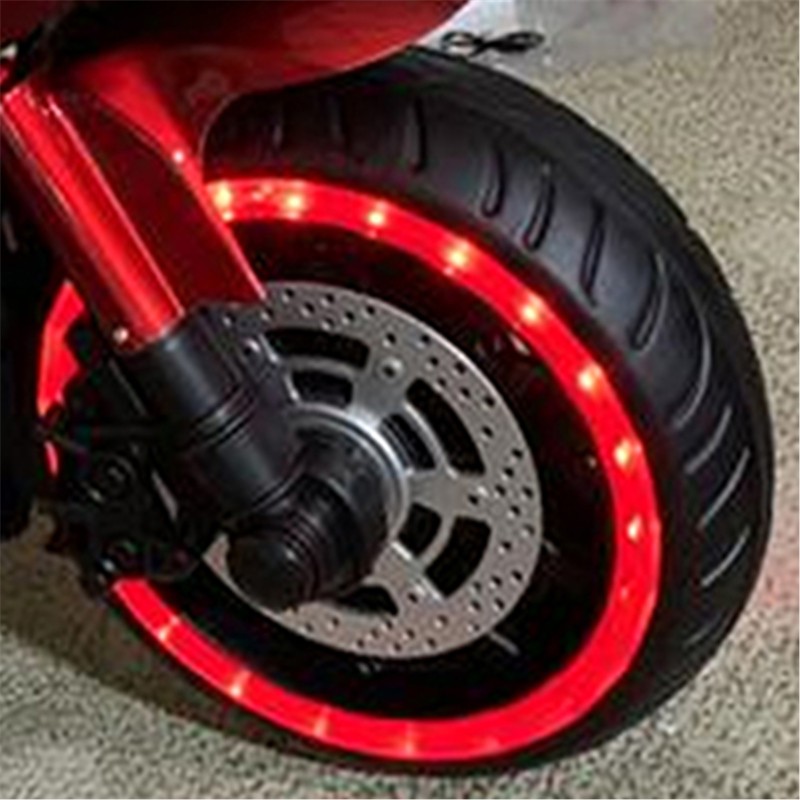 Electric Motorcycle 6/12V Kids Ride On Toy w/ Lighting Wheels for 3-8 Years Old