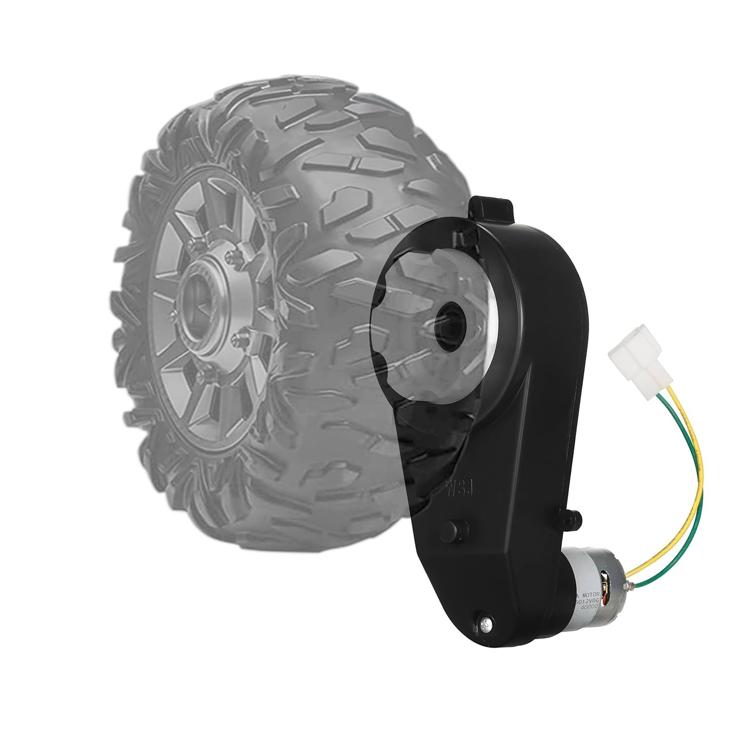 24V 30000RPM Kids Ride On Car Motor Upgrade Power Wheels High Speed Gearbox
