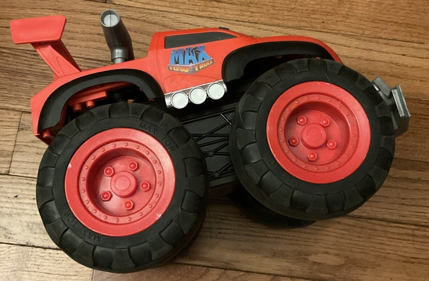 MAX Tow Truck 200lbs Red Electronic Talking Jakks Pacific 2014 TOW DOESN’T WORK