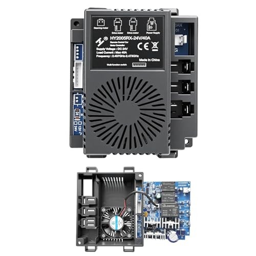HY2005RX-24V/40A High Power 2.4G Bluetooth Motor Control Box for Power Wheels