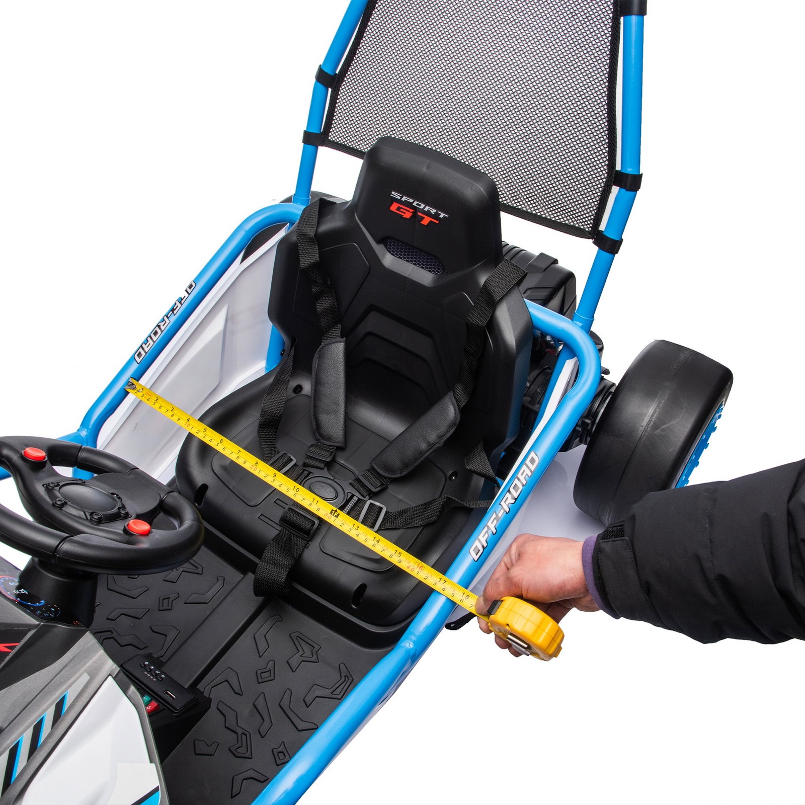 24V 400W Electric Crazy Go Kart Kids Ride on Drift Car EVA Tires Rear Suspension