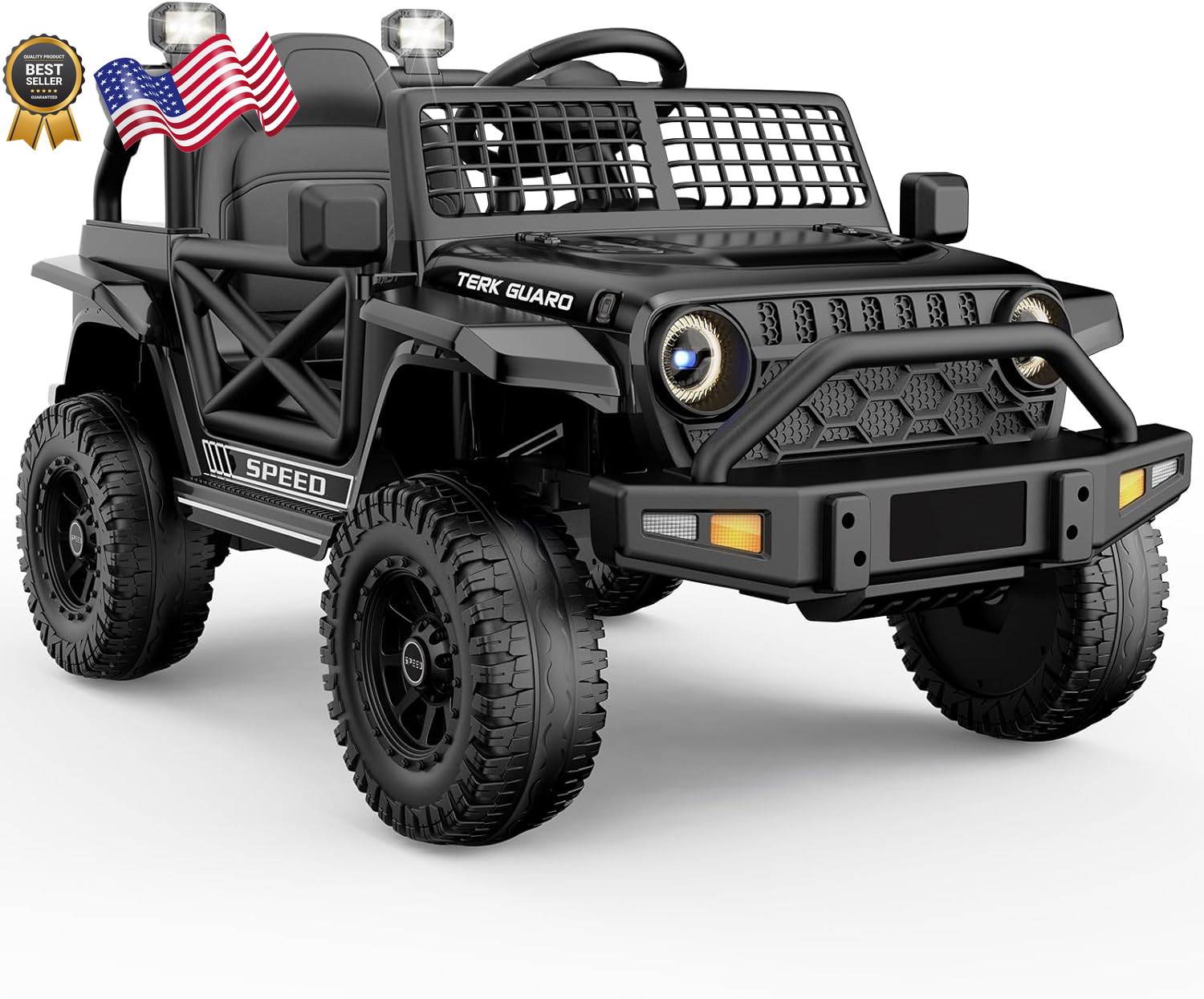 Ride On Truck 12V7AH Electric Jeep Car 1-3 Power Wheels w/Parent Remote Control