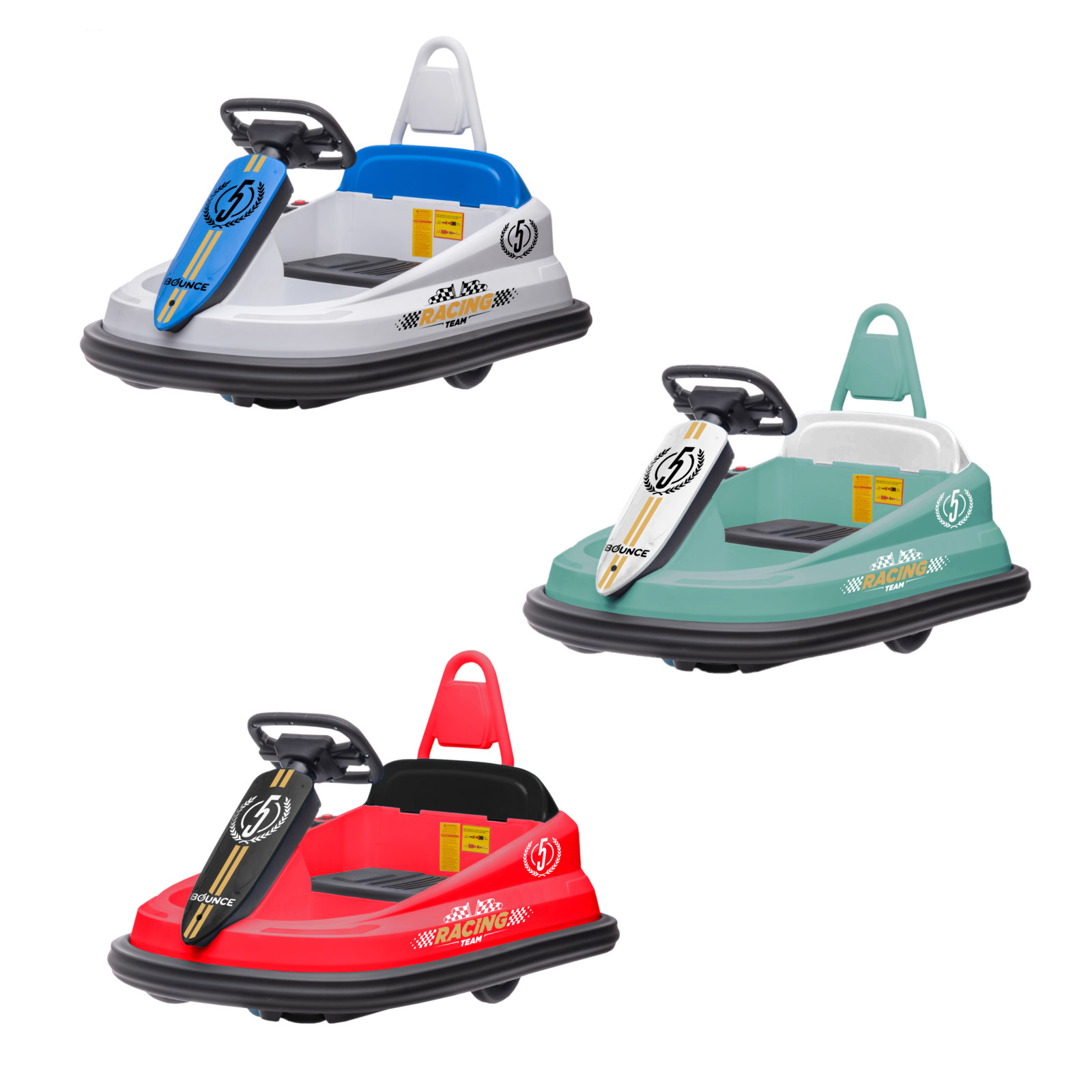 New-Bounce Bumper Car for Toddlers – Baby Bumper Cars for Ages 1.5-6 Years