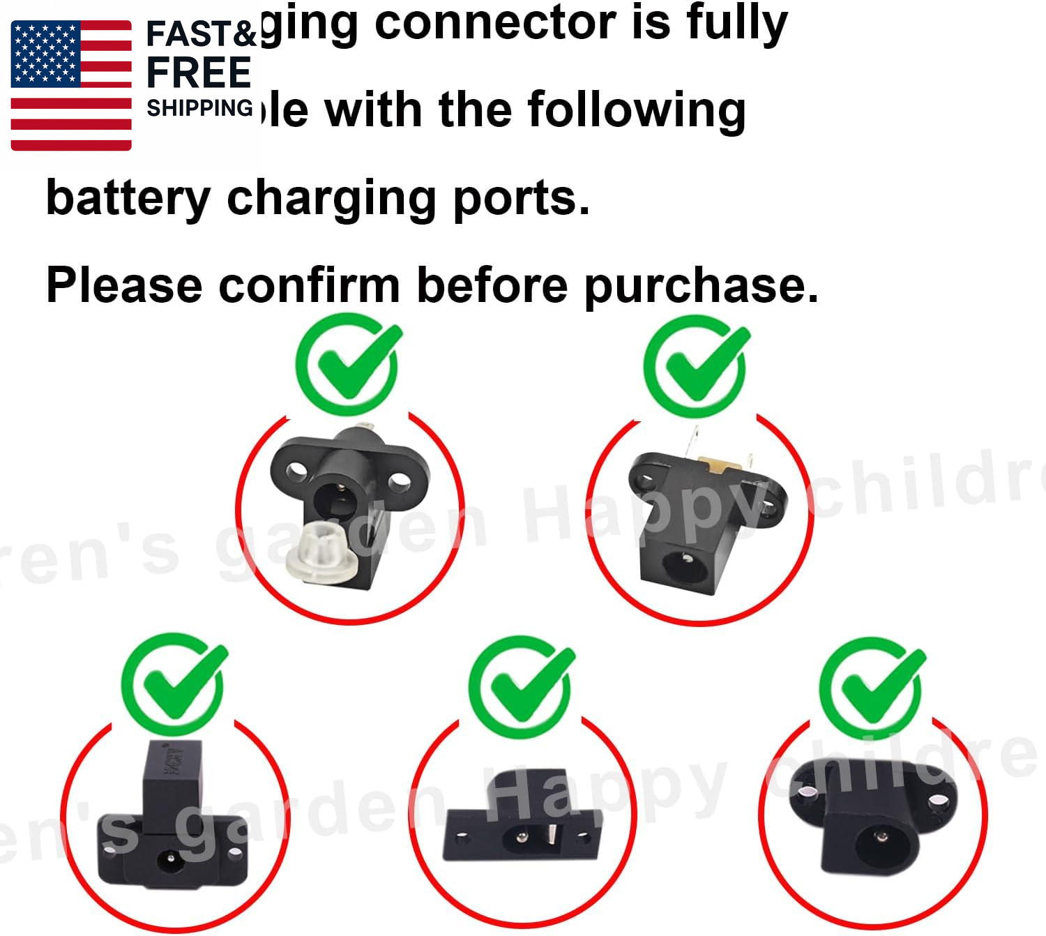 12 Volt Battery Charger for Kids Ride on Toys – Universal Charger for Best Choic