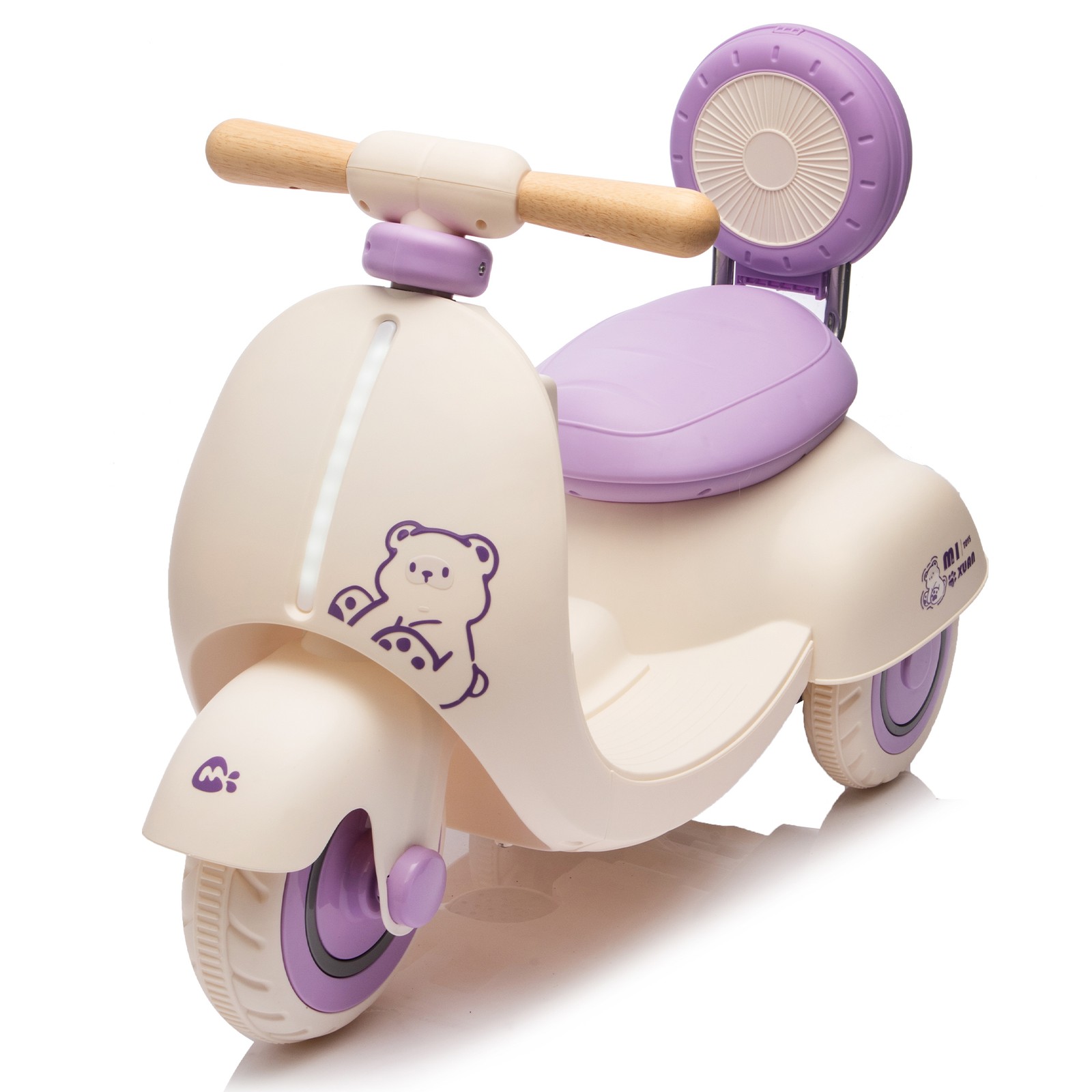 12V Kids Ride On Electric Motorcycle Toddler Scooter W/Parents Control Bluetooth