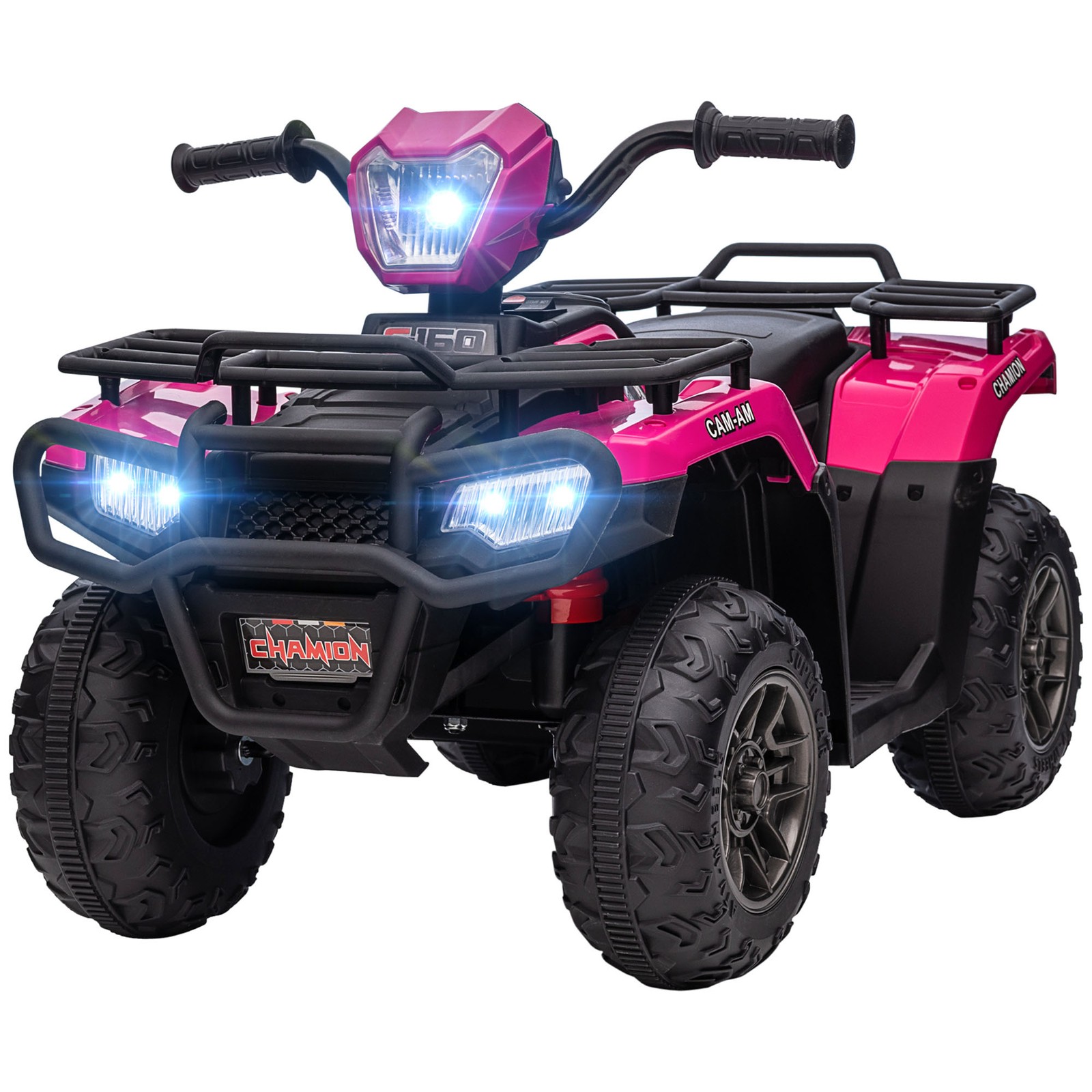 12V Kids ATV Battery-Operated, Kids 4 Wheeler, Ages 3-5, Pink